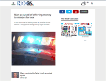 Tablet Screenshot of nbc26.com